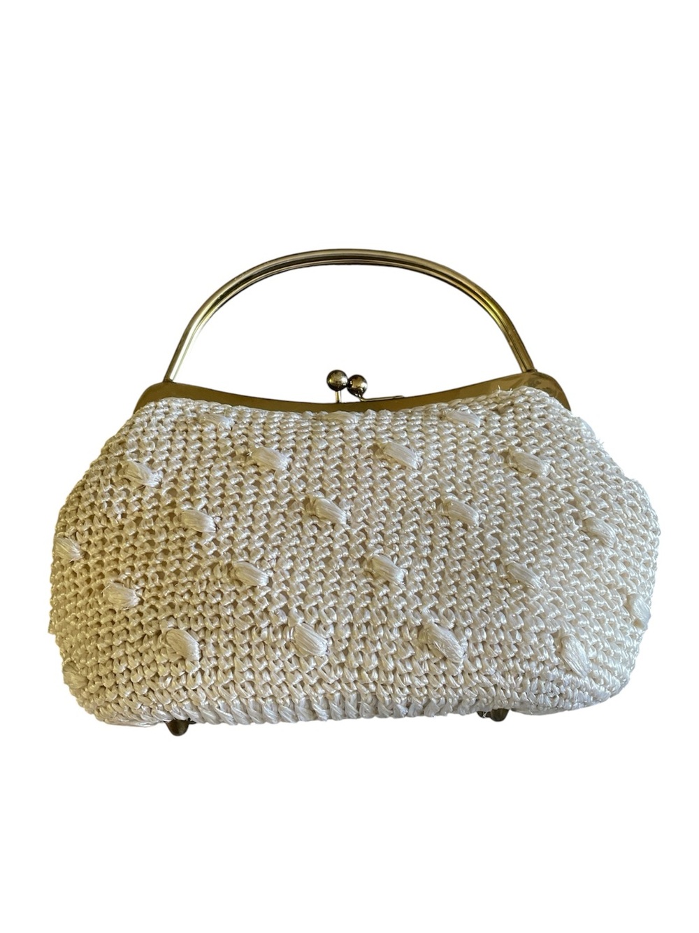 Gaymode Japan vintage Raffia purse